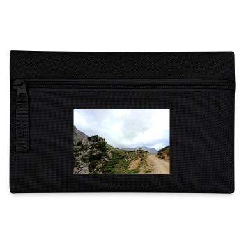 Montagnes de montagne Paysage de montagne Poster - Trousse - noir - Devant