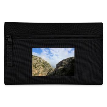 Montagnes de montagne Paysage de montagne Poster - Trousse - noir - Devant