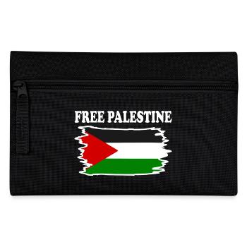 Free palestine - Trousse - noir - Devant