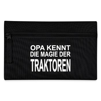 Traktor - Federtasche - Schwarz - Vorne