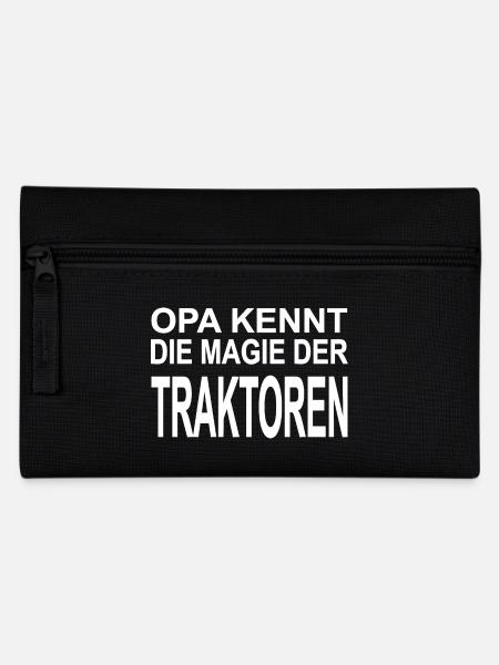 Traktor - Federtasche - Schwarz