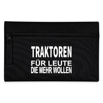 Traktor - Federtasche - Schwarz - Vorne