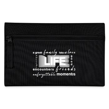Vie Vivre Amour Famille - Trousse - noir - Devant