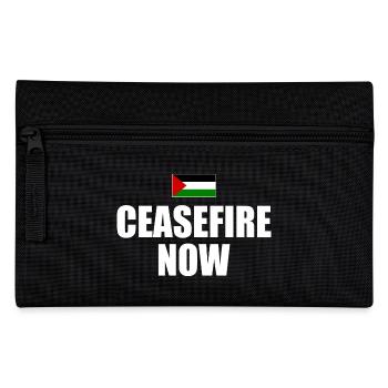 ceasefire now - Pencil Case - black - Front