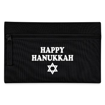 HAPPY HANUKKAH - Federtasche - Schwarz - Vorne