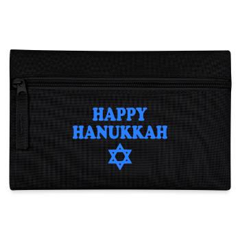 HAPPY HANUKKAH - Federtasche - Schwarz - Vorne