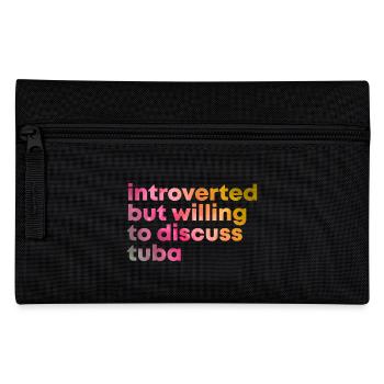 Tuba - Pencil Case - black - Front