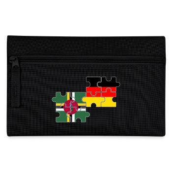Dominica Germany Flag Dominicans - Pencil Case - black - Front