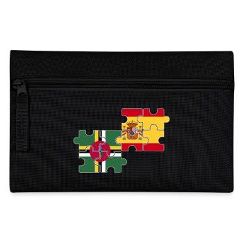 Dominica Spain Flag Dominicans - Pencil Case - black - Front