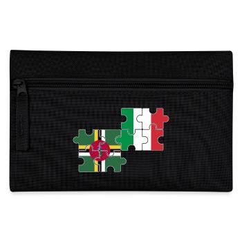 Dominica Italy Flag Dominicans - Pencil Case - black - Front