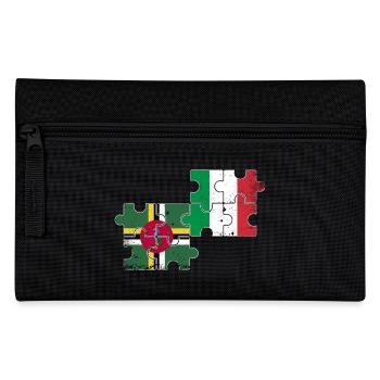 Dominique Italie Vintage Drapeau Dominicain - Trousse - noir - Devant