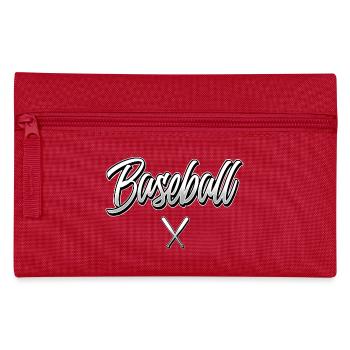 Baseball - Federtasche - Rot - Vorne