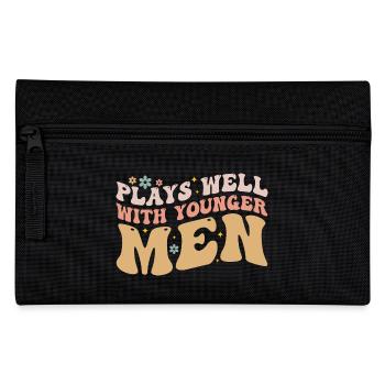 Plays Well With Younger Men - Trousse - noir - Devant