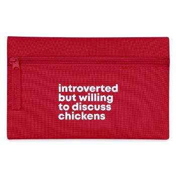 Chicken - Pencil Case - red - Front