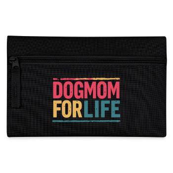 Dog mom for life - Pencil Case - black - Front