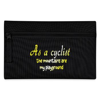 Bicycle Bicycle Bicycle Bike Biker MTB 9 - Pencil Case - black - Front