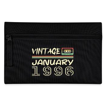 Vintage Janvier 1996 - Anniversaire Janvier 1996 - Trousse - noir - Devant