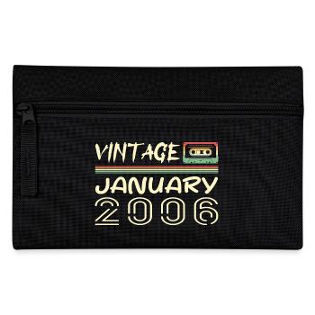 Vintage Janvier 2006 - Anniversaire Janvier 2006 - Trousse - noir - Devant
