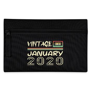 Vintage Janvier 2020 - Anniversaire Janvier 2020 - Trousse - noir - Devant