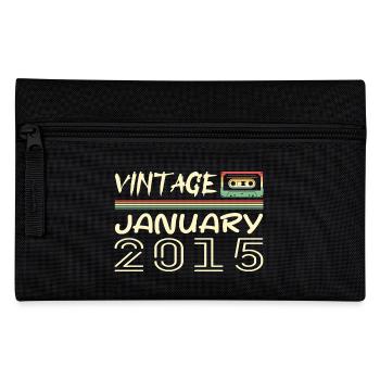 Vintage Janvier 2015 - Anniversaire Janvier 2015 - Trousse - noir - Devant