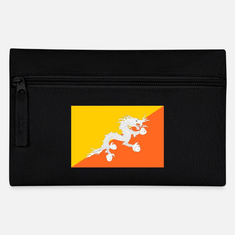 Bhutan - Pencil Case - black
