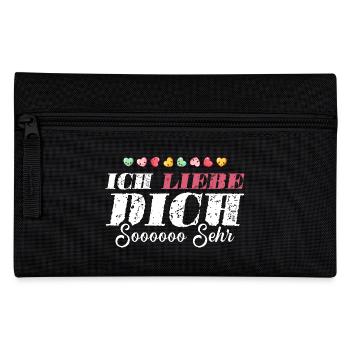 Ich Liebe Dich So Sehr - Federtasche - Schwarz - Vorne