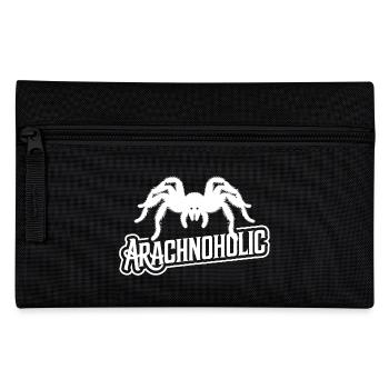 Arachnoholic große haarige Spinne Silhouette - Federtasche - Schwarz - Vorne