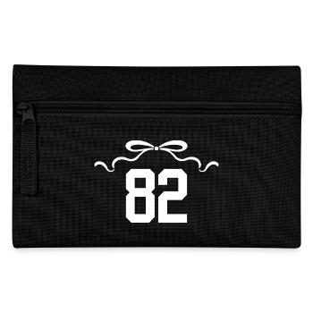 Numéro 82 noeud - 82e anniversaire - Trousse - noir - Devant