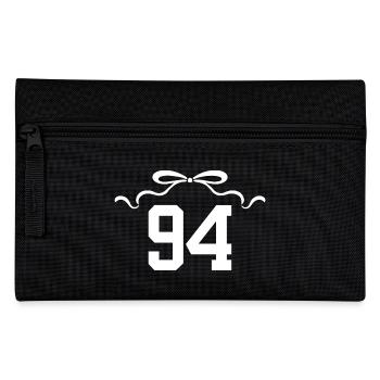 Number 94 Knot - 94th Anniversary - Pencil Case - black - Front