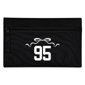 Number 95 Knot - 95th Anniversary - Pencil Case - black - Front