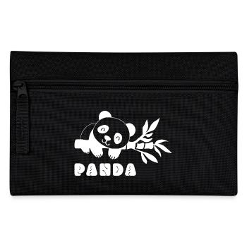 Panda Mignon Ours De Chine Animal Dire Idée Cadeau - Trousse - noir - Devant