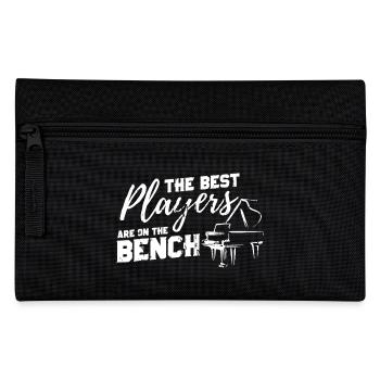 Piano The Best Players Are On The Bench - Pencil Case - black - Front
