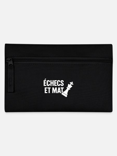 Schachmatt - Federtasche - Schwarz