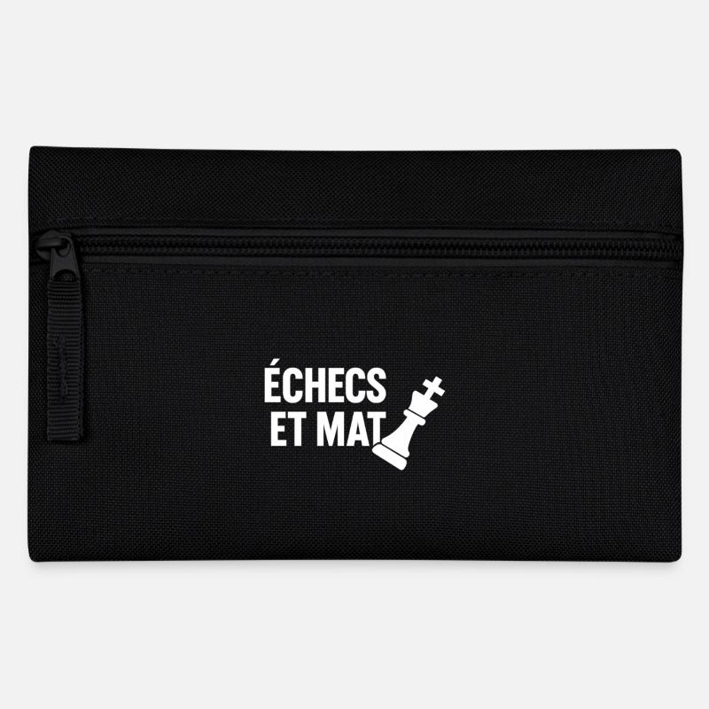 Schachmatt - Federtasche - Schwarz