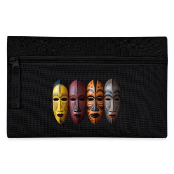 Masque africain - Trousse - noir - Devant