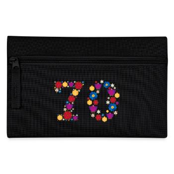 Fleurs 70 - Trousse - noir - Devant