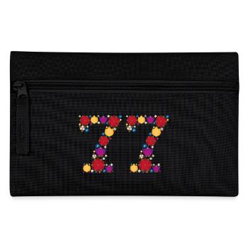 Fleurs 77 - Trousse - noir - Devant