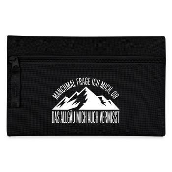 Je me demande si l’Allgäu ne me manque pas ! - Trousse - noir - Devant