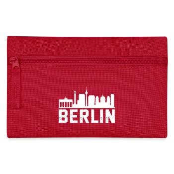 Berlin Skyline - Federtasche - Rot - Vorne