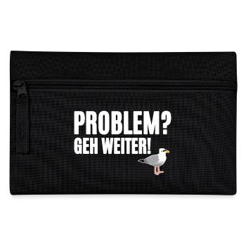 Hamburger Kiez Spruch - Federtasche - Schwarz - Vorne