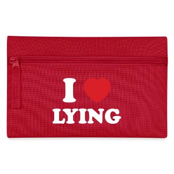 Expression of Liberation, I Love Lying - Pencil Case - red - Front