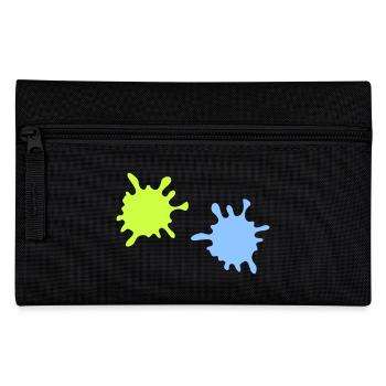 Neon Spritzer Splatter - Federtasche - Schwarz - Vorne