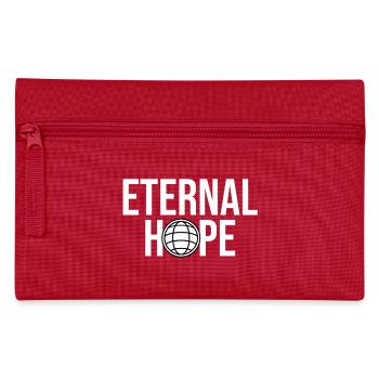 Eternal Hope Globe - Pencil Case - red - Front