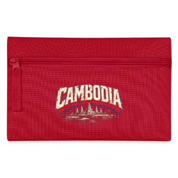 Kambodscha Kambodschaner Cambodia - Federtasche - Rot - Vorne