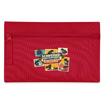 Welder Flying Sparks Glitter - Pencil Case - red - Front