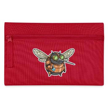 Mosquito Alchemist Steampunk Copper Vials - Pencil Case - red - Front