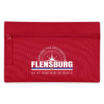 Flensburg - Federtasche - Rot - Vorne