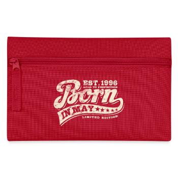 Born in May 1996 - Birthday - Gift - Pencil Case - red - Front