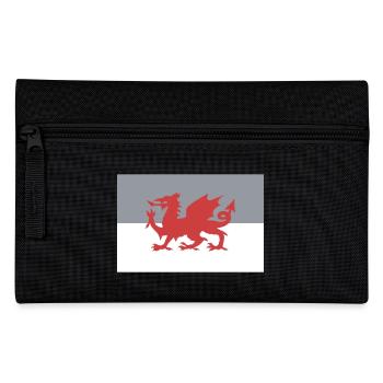 Pays de Galles - drapeau - Trousse - noir - Devant