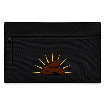 heilige_scheisse_v2 - Federtasche - Schwarz - Vorne